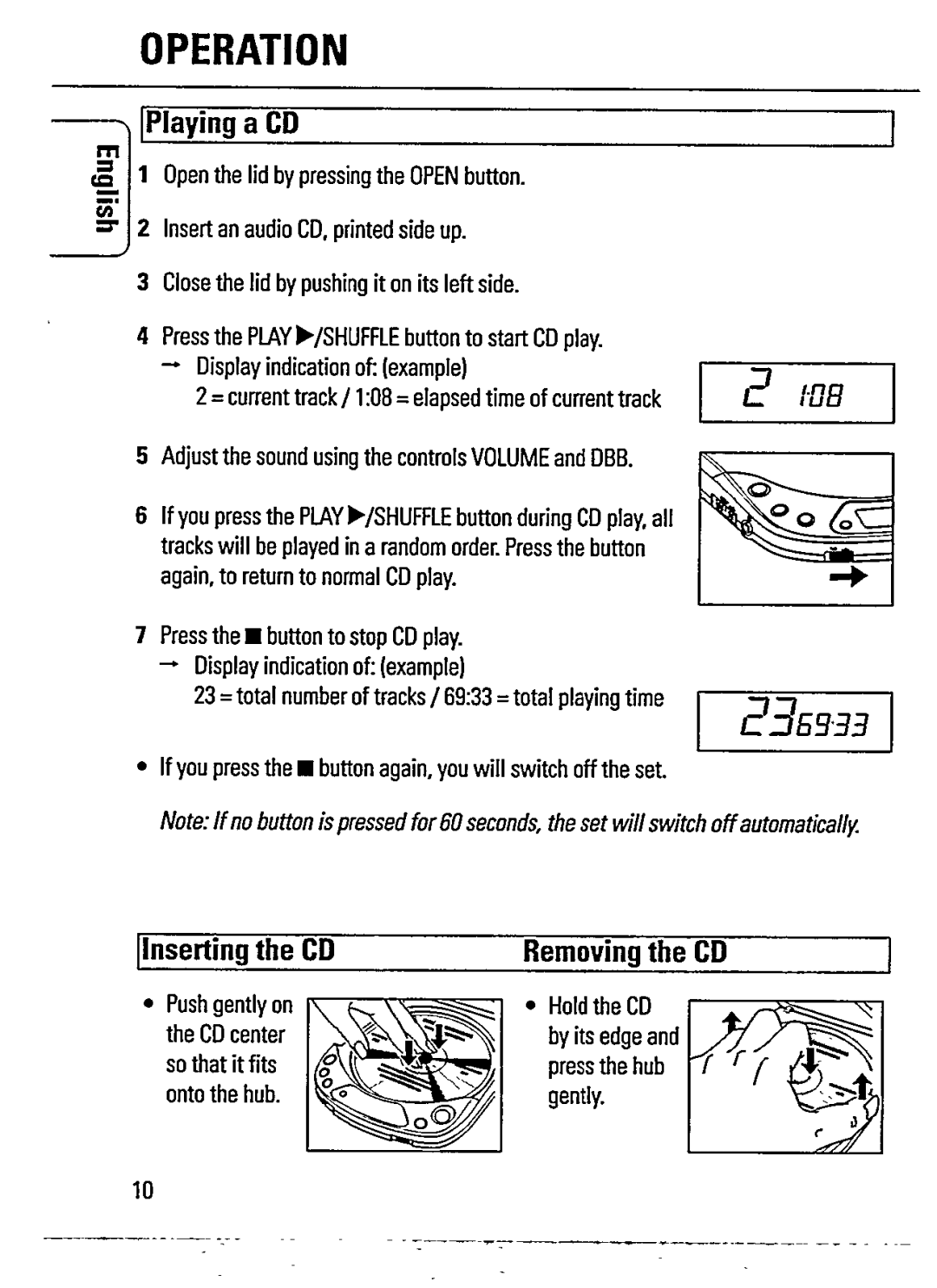 Philips AZ6836 manual 