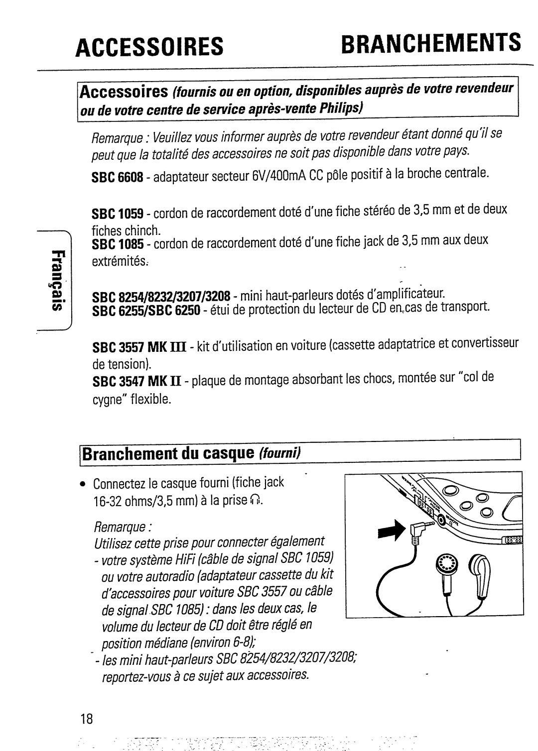 Philips AZ6837 manual 