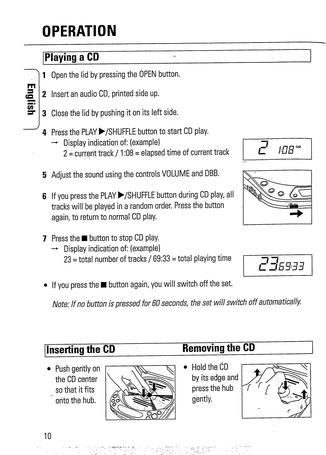 Philips AZ6837/00 manual 