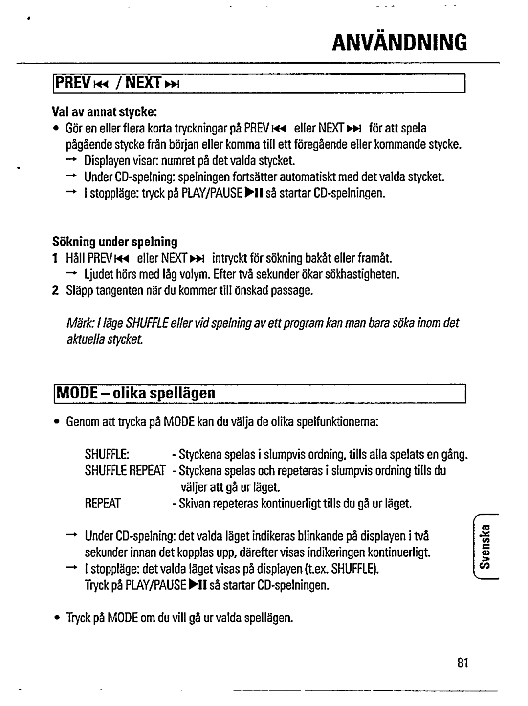 Philips AZ6846/05 manual 