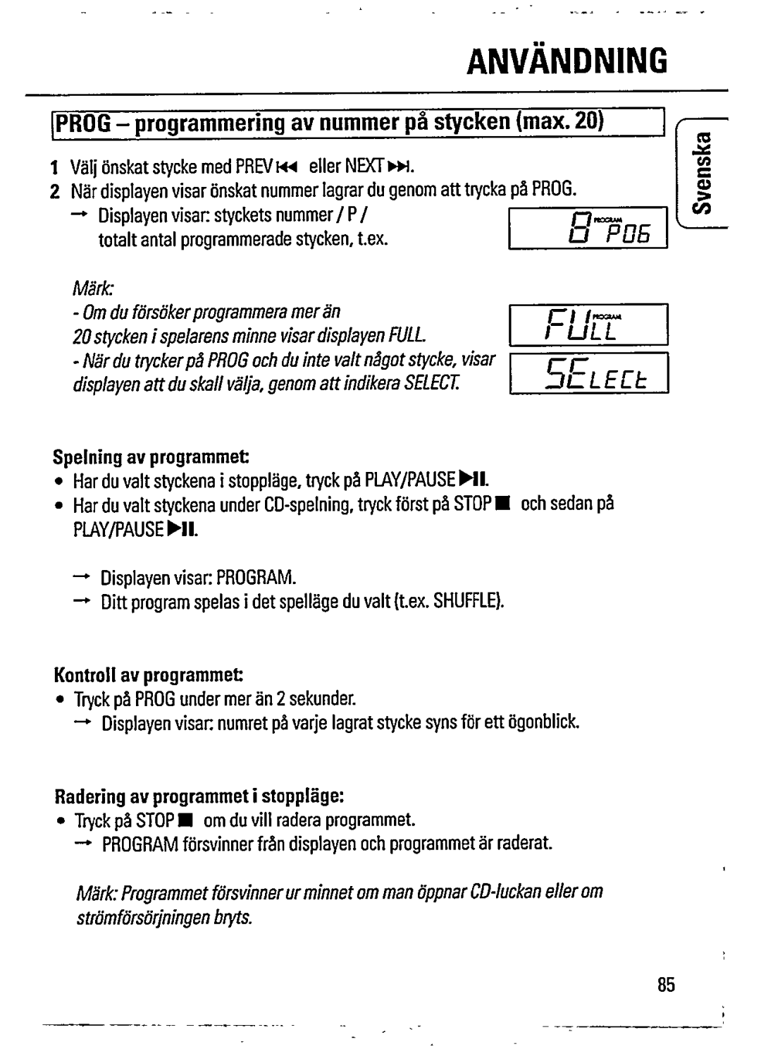 Philips AZ6850 manual 