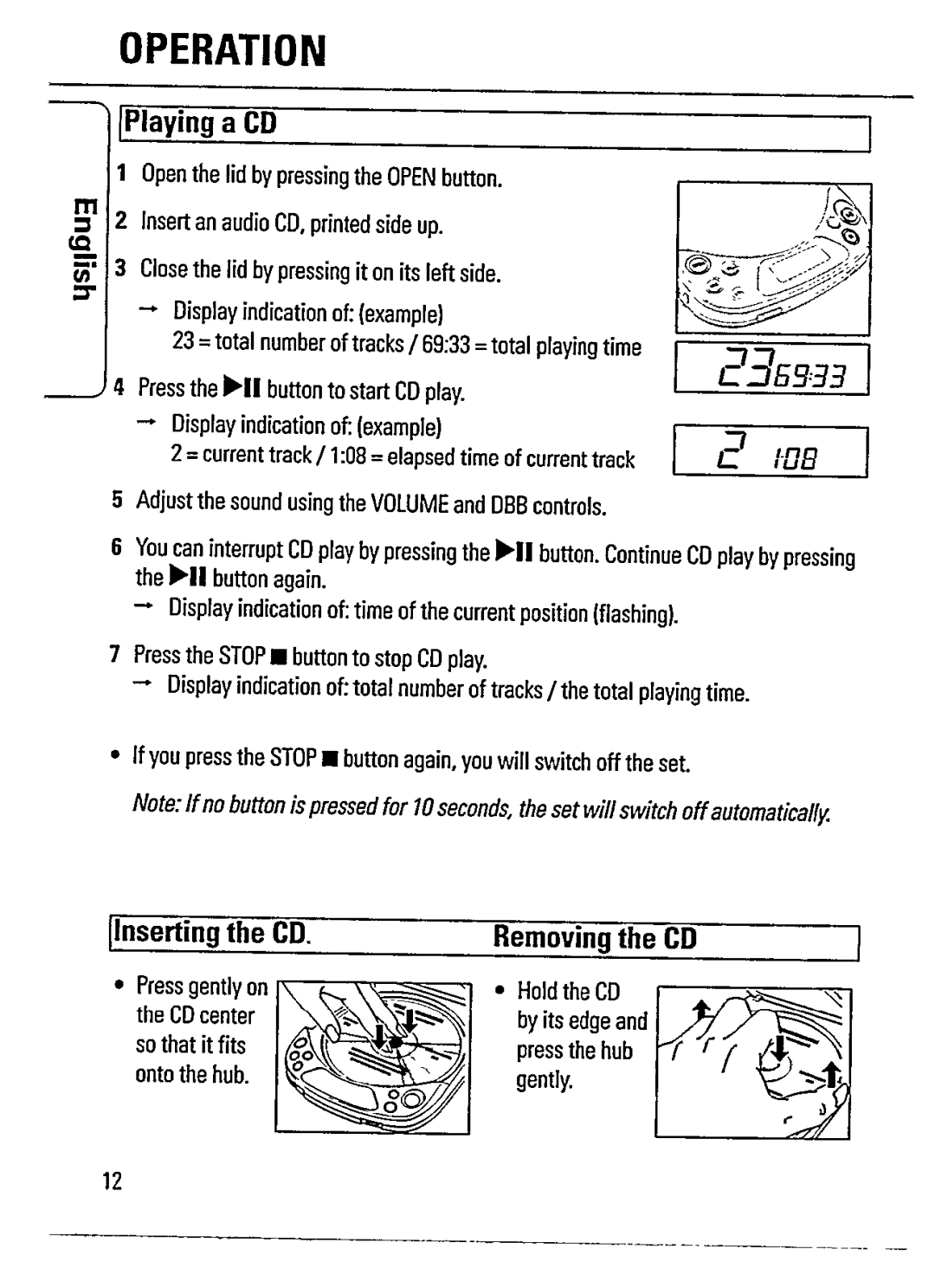 Philips AZ6856 manual 