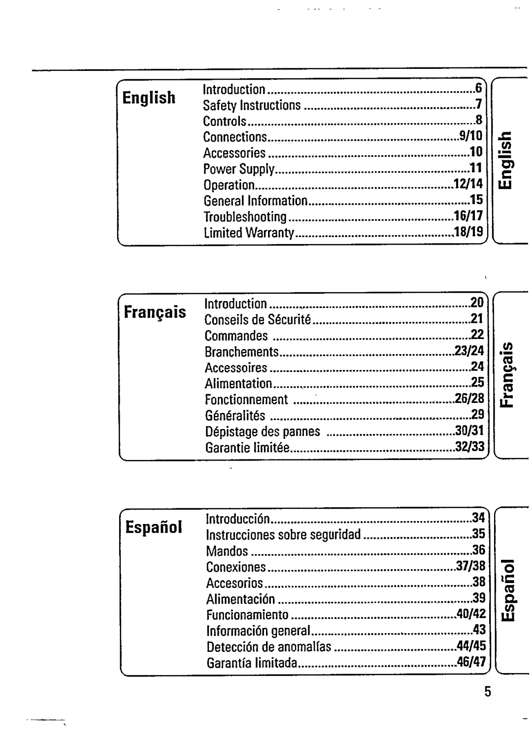 Philips AZ6856 manual 