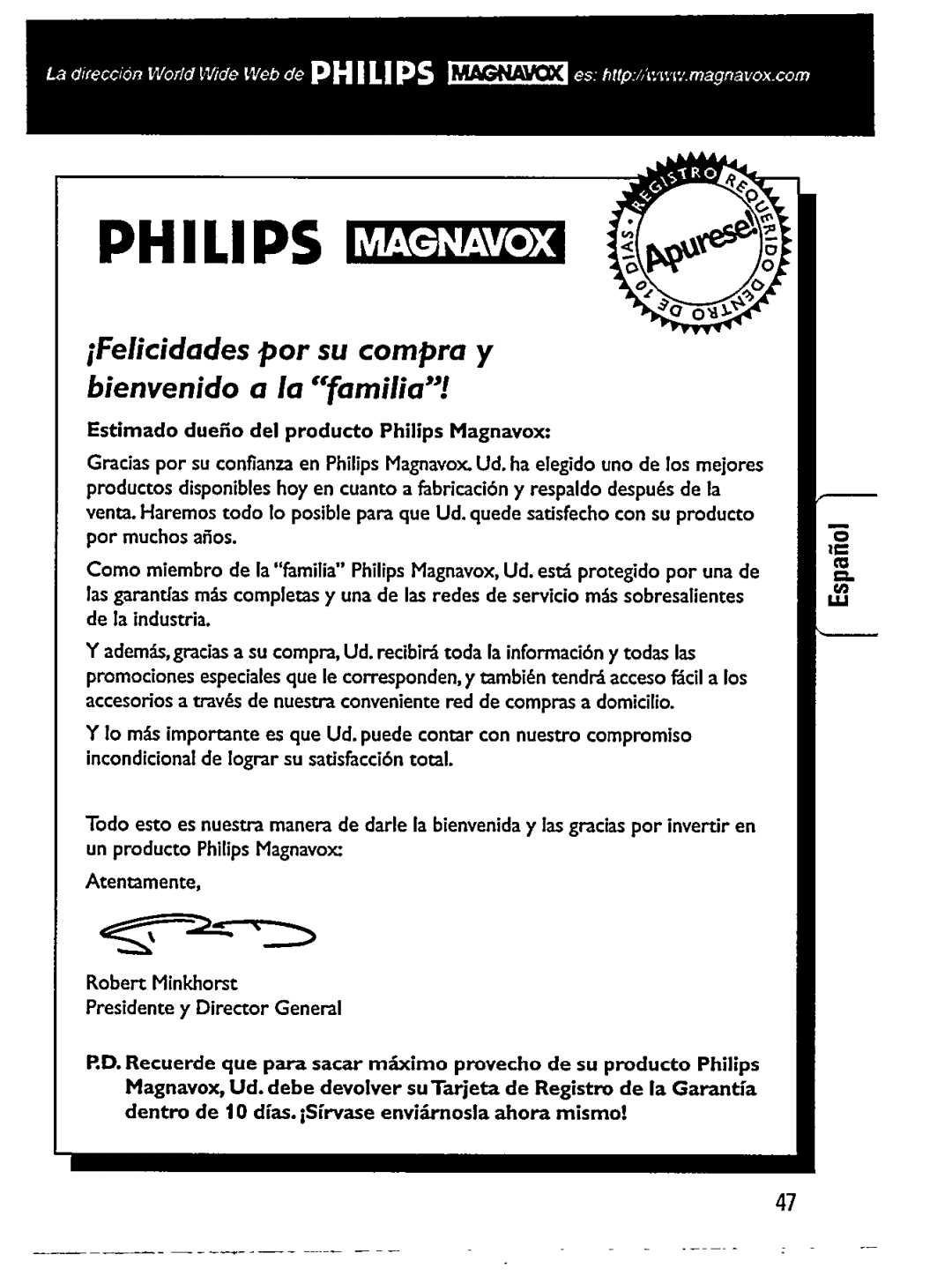 Philips AZ7000 manual 
