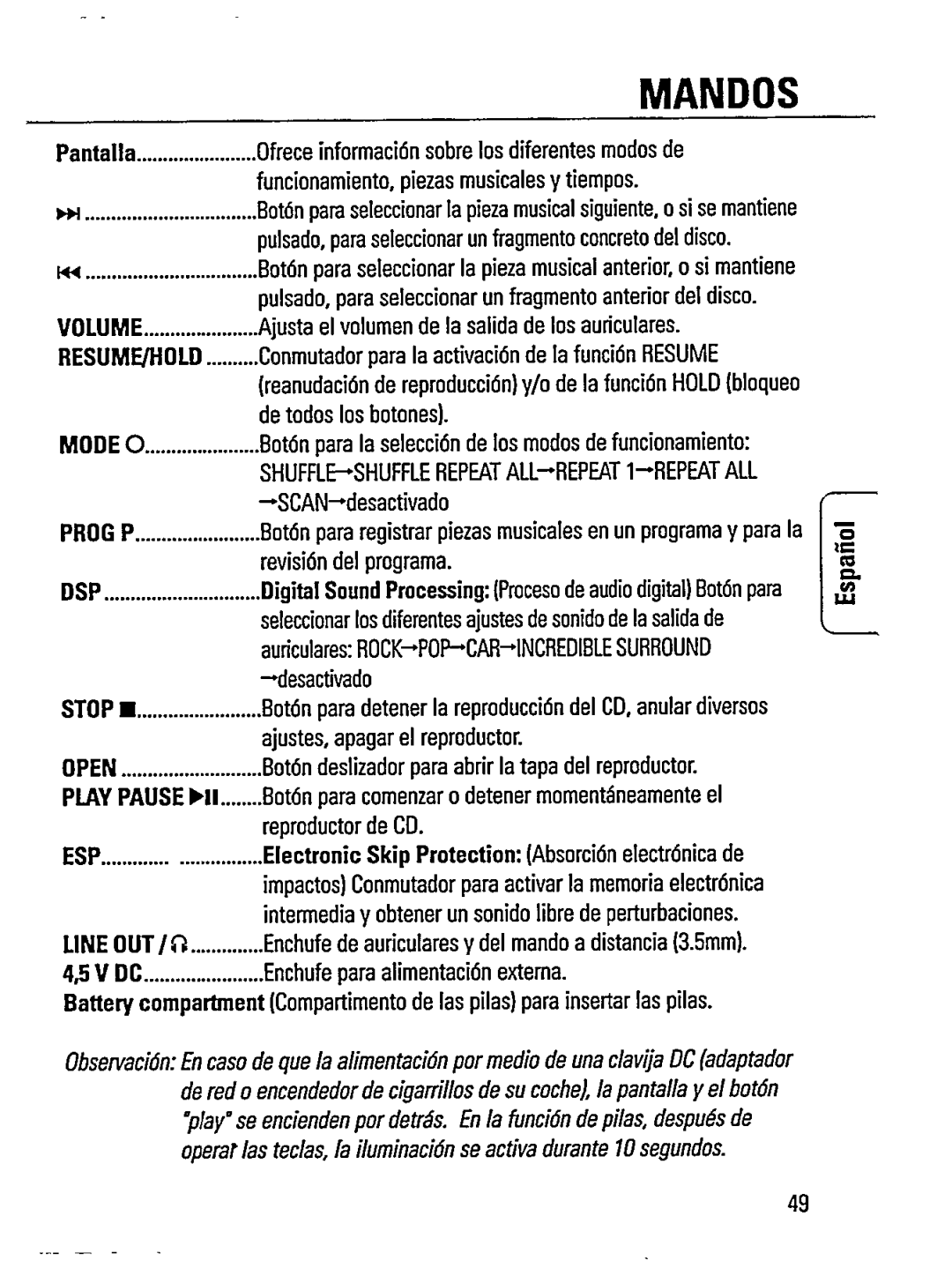 Philips AZ7000 manual 