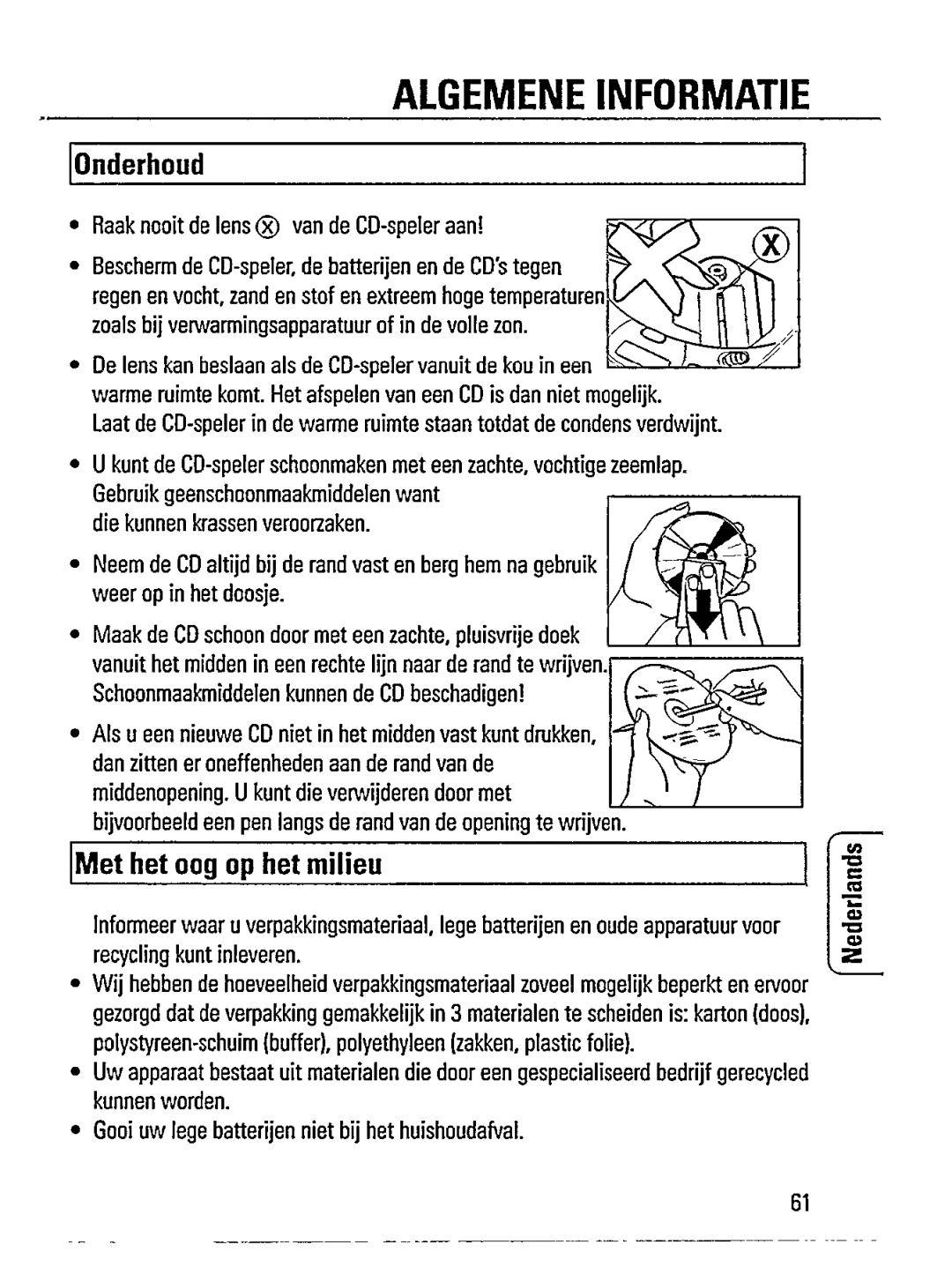 Philips AZ7260 manual 