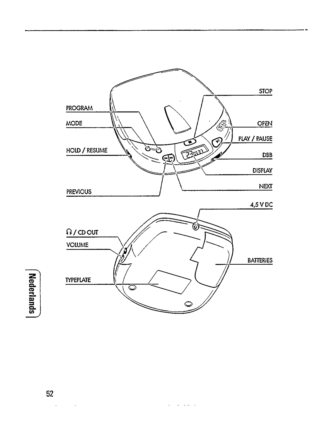 Philips AZ7260 manual 