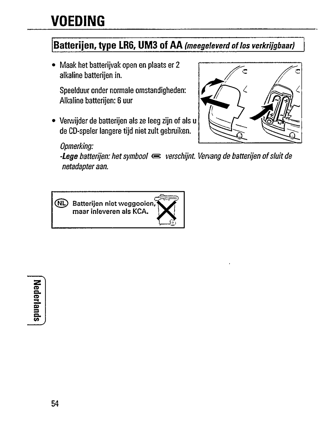 Philips AZ7260 manual 