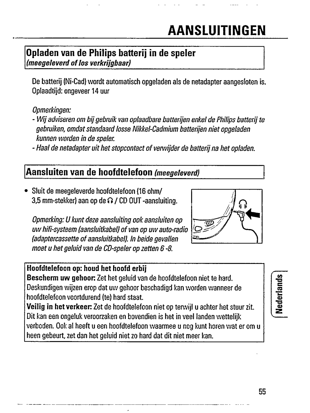 Philips AZ7260 manual 