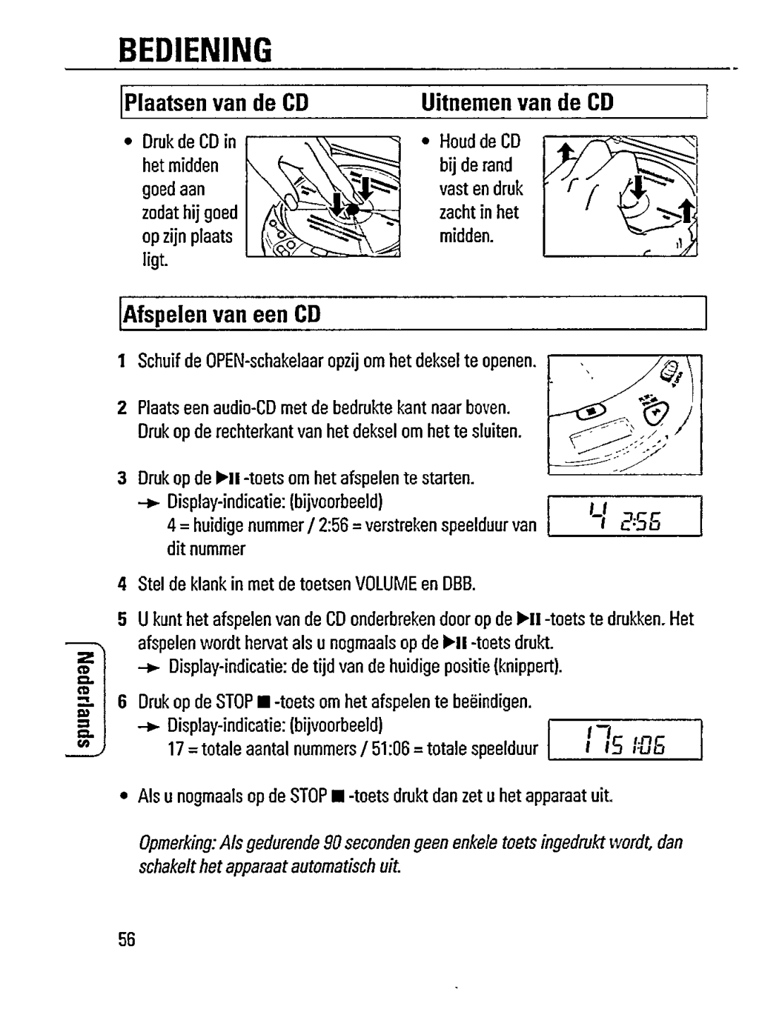 Philips AZ7260 manual 