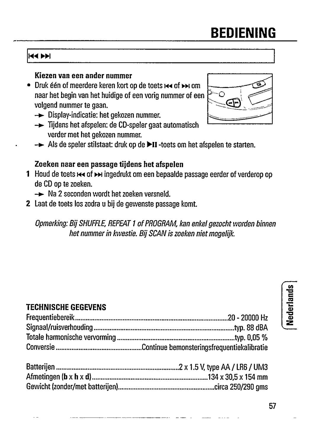 Philips AZ7260 manual 