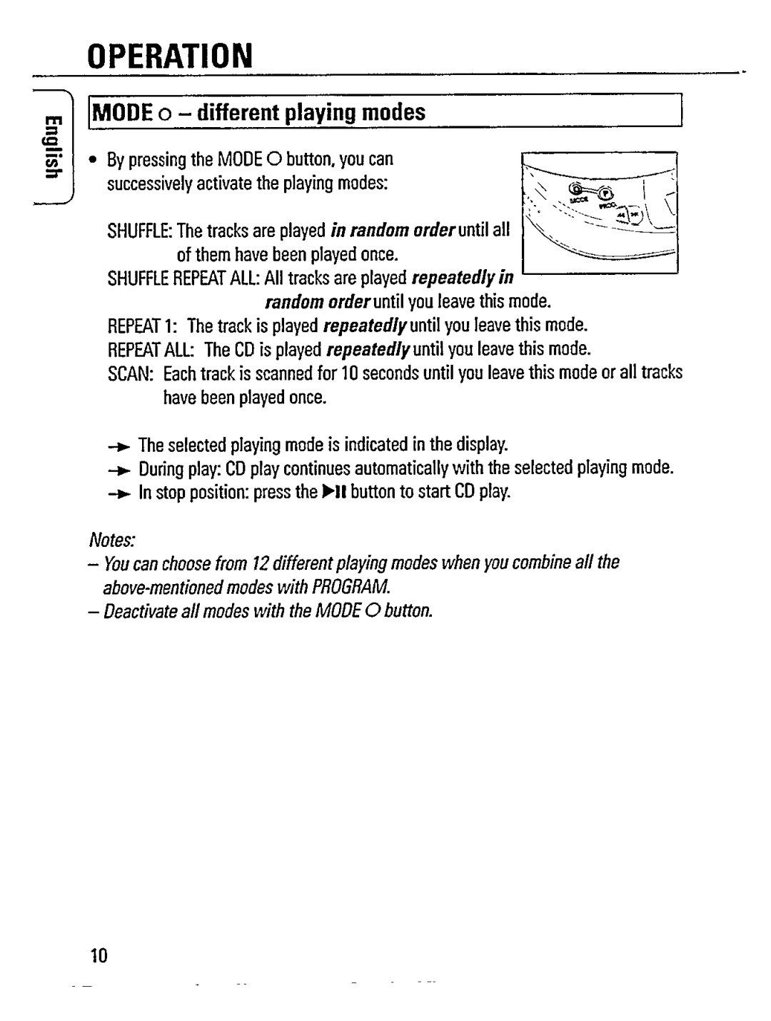 Philips AZ7260/00 manual 