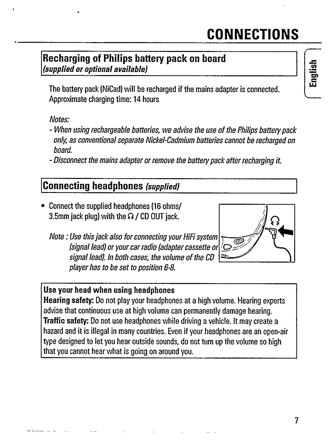 Philips AZ7260/00 manual 