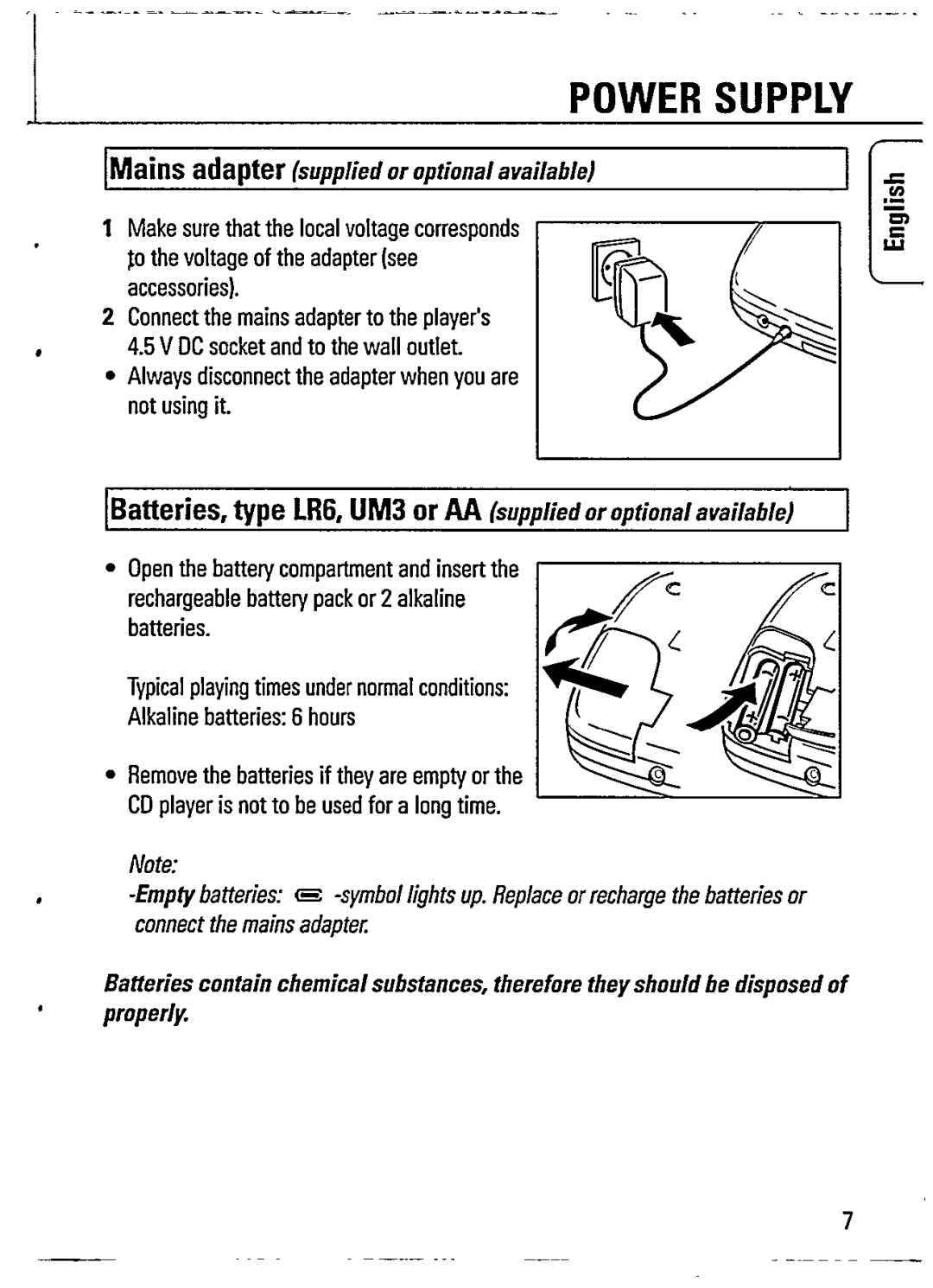 Philips AZ7262/05 manual 