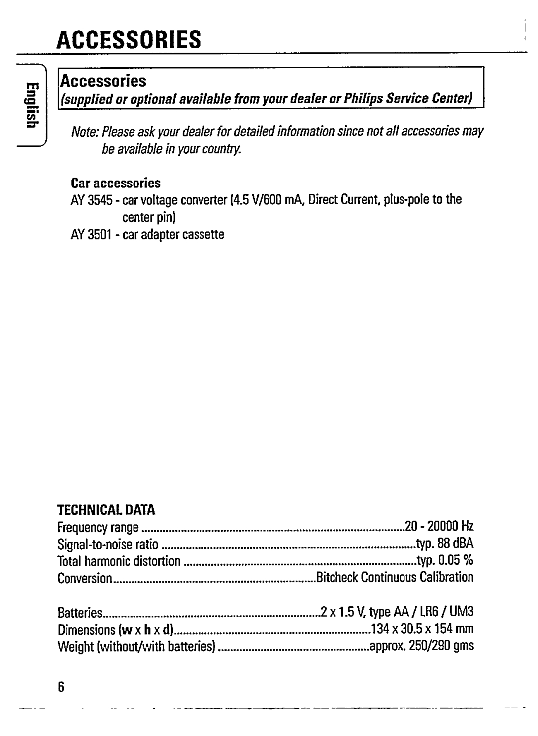 Philips AZ7265 manual 