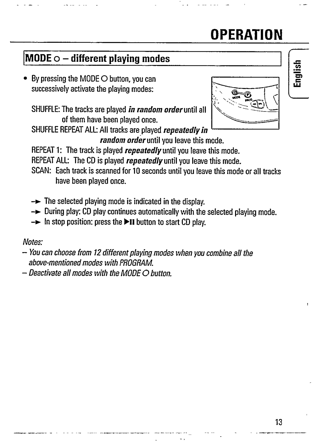 Philips AZ7267/00 manual 