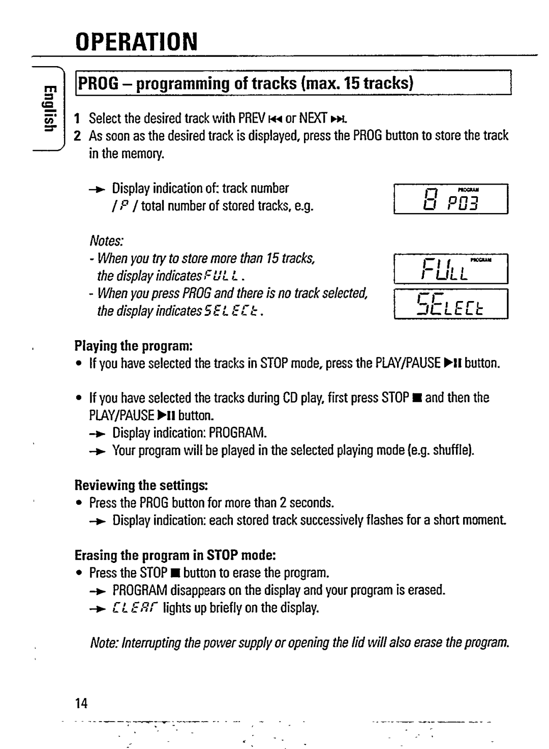 Philips AZ7267/00 manual 