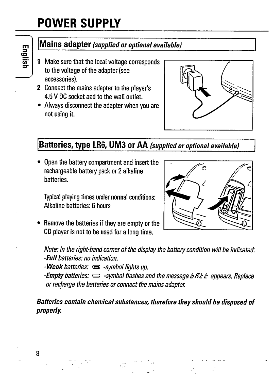 Philips AZ7267/00 manual 