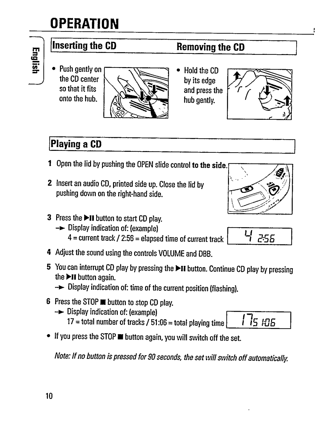 Philips AZ7278/01 manual 