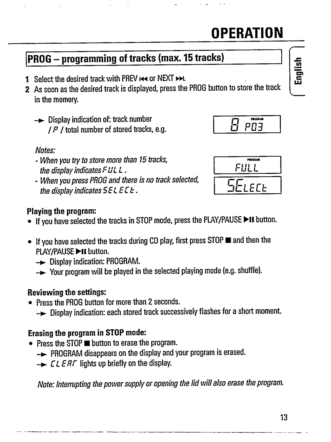 Philips AZ7278/01 manual 