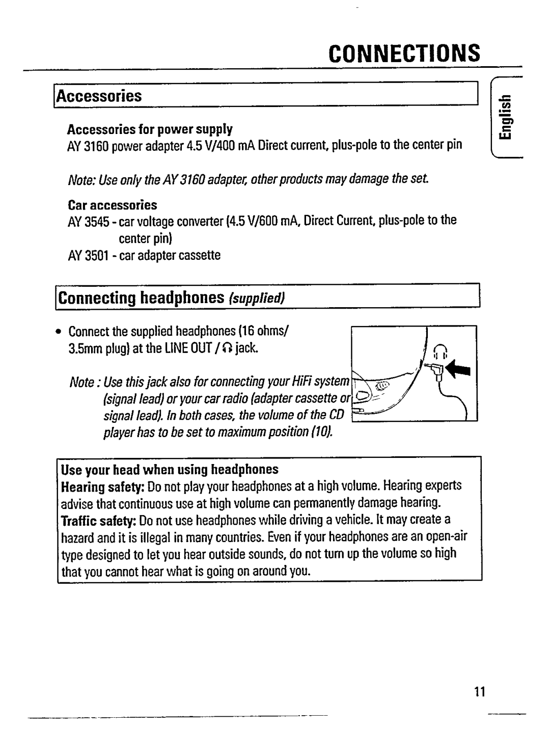 Philips AZ7333, AZ7331 manual 