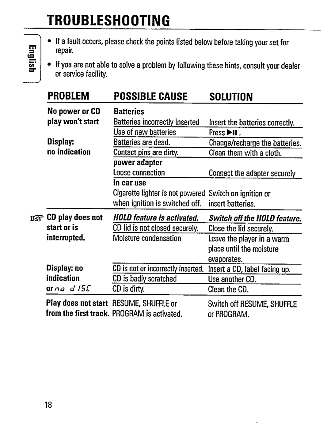 Philips AZ7331, AZ7333 manual 