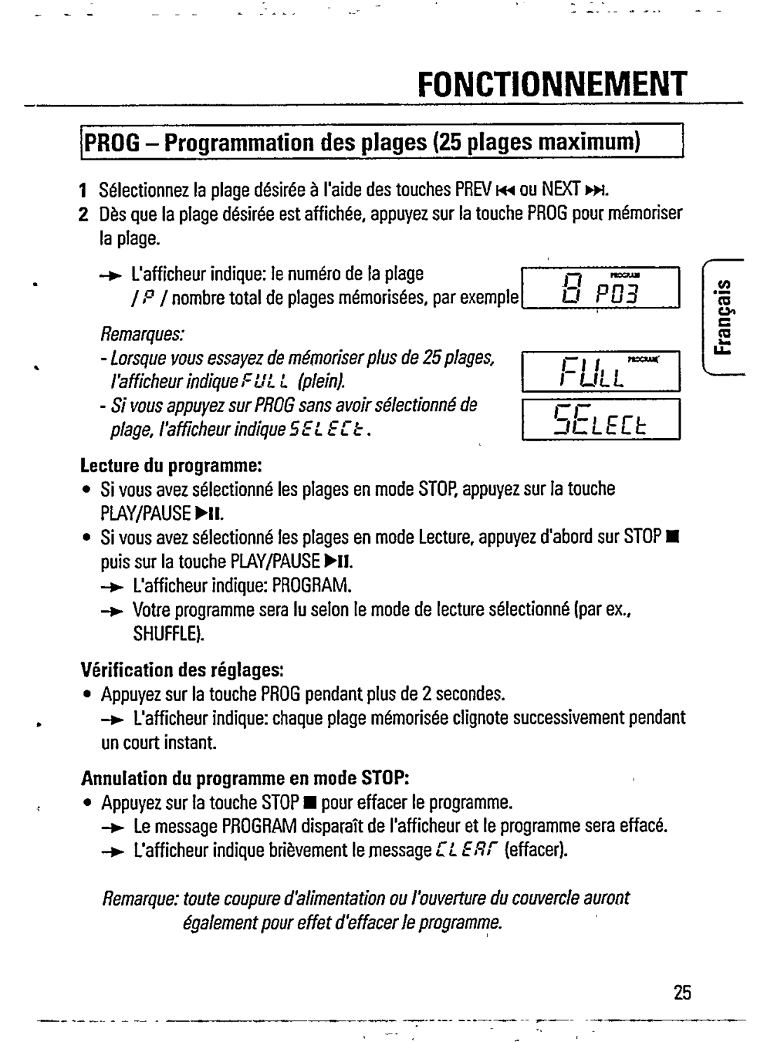 Philips AZ7360 manual 