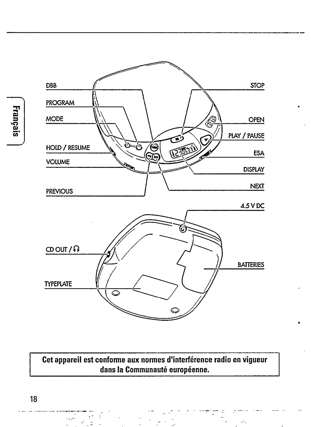 Philips AZ7360 manual 