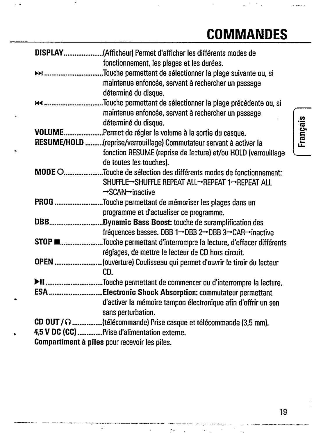 Philips AZ7360 manual 