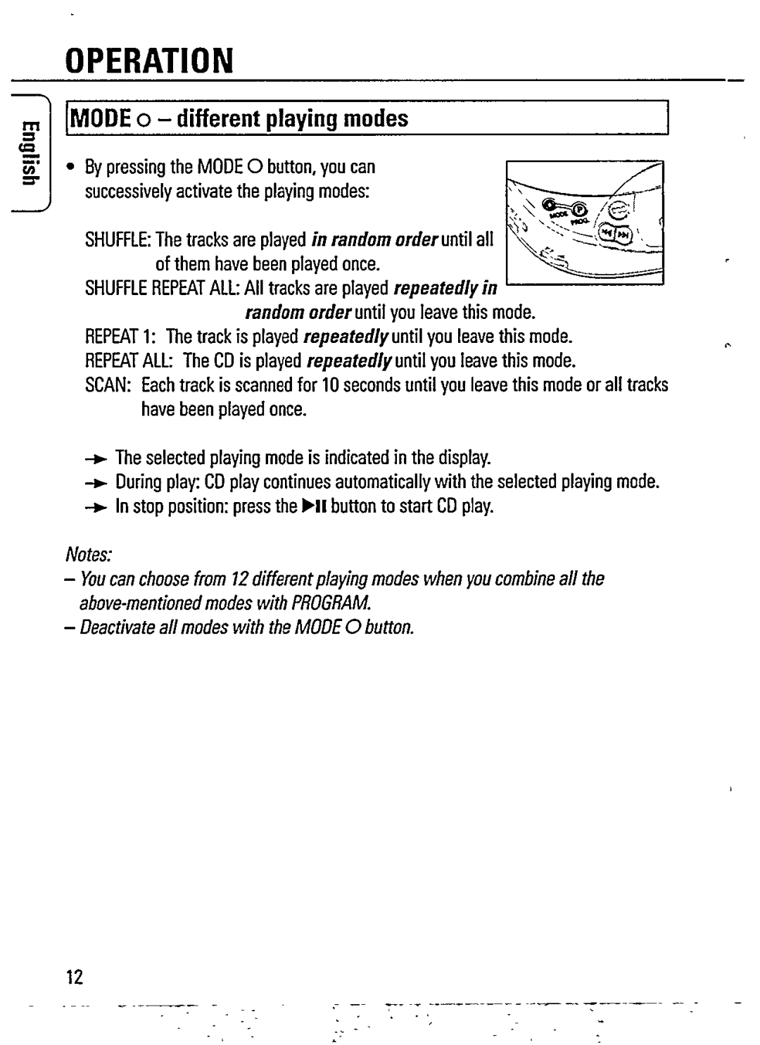 Philips AZ7360/00 manual 