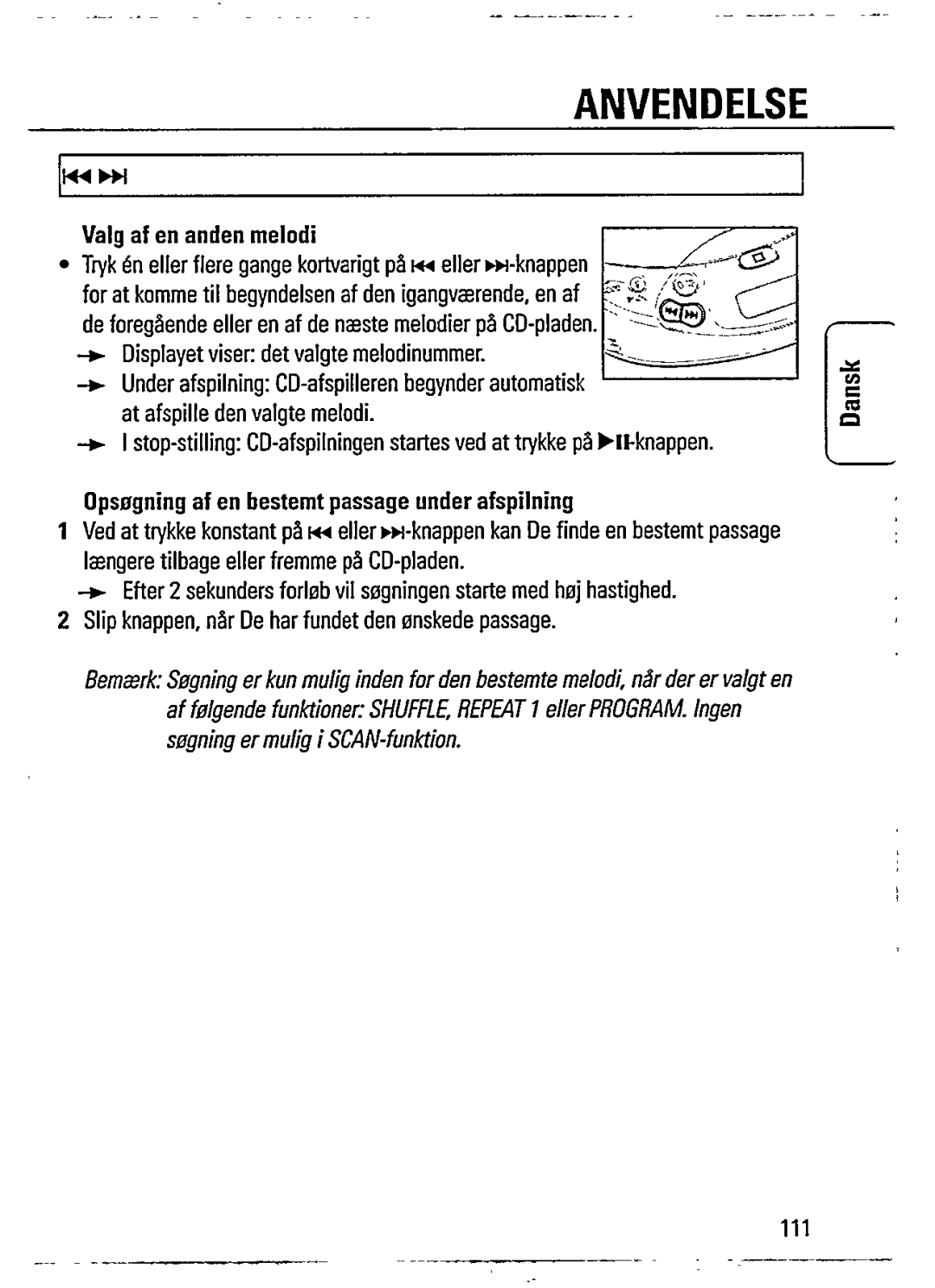 Philips AZ7372 manual 