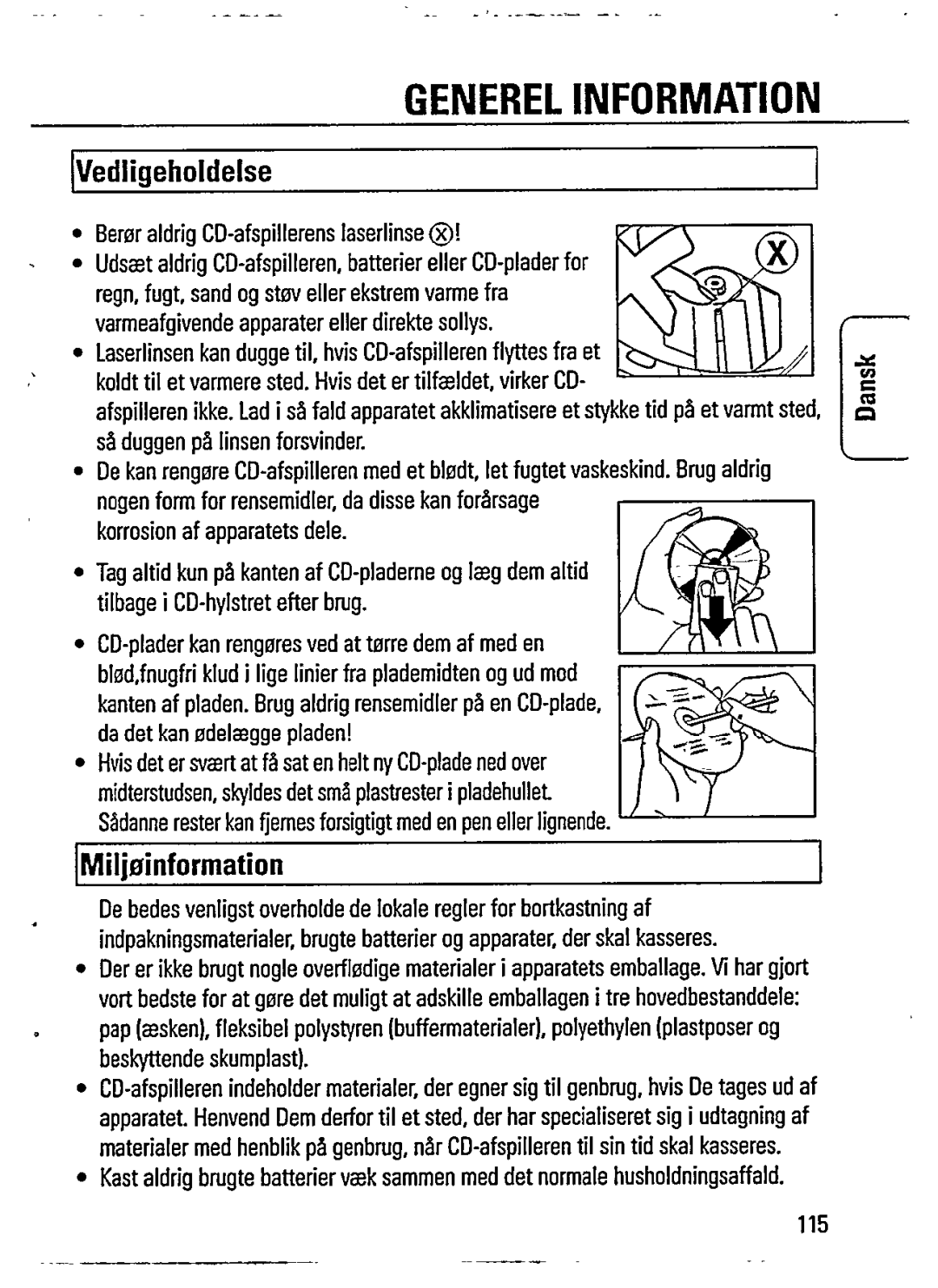 Philips AZ7372 manual 