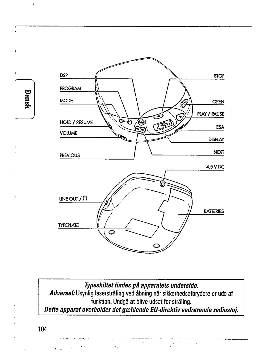 Philips AZ7372 manual 