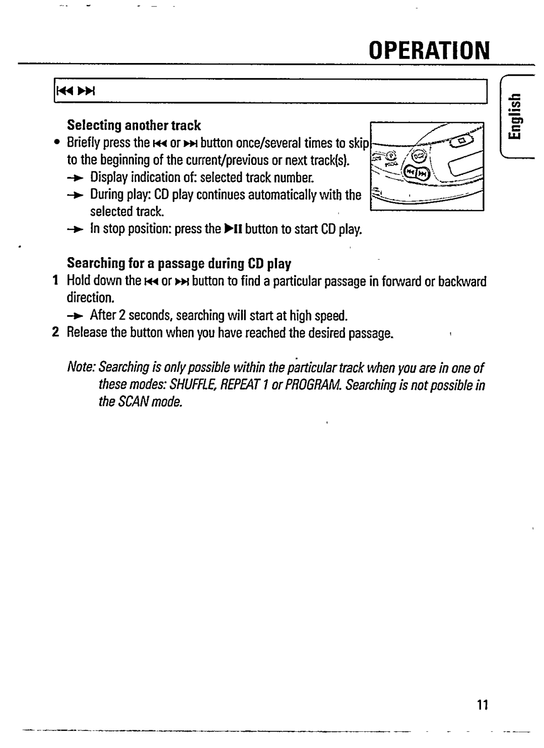 Philips AZ7376/00 manual 