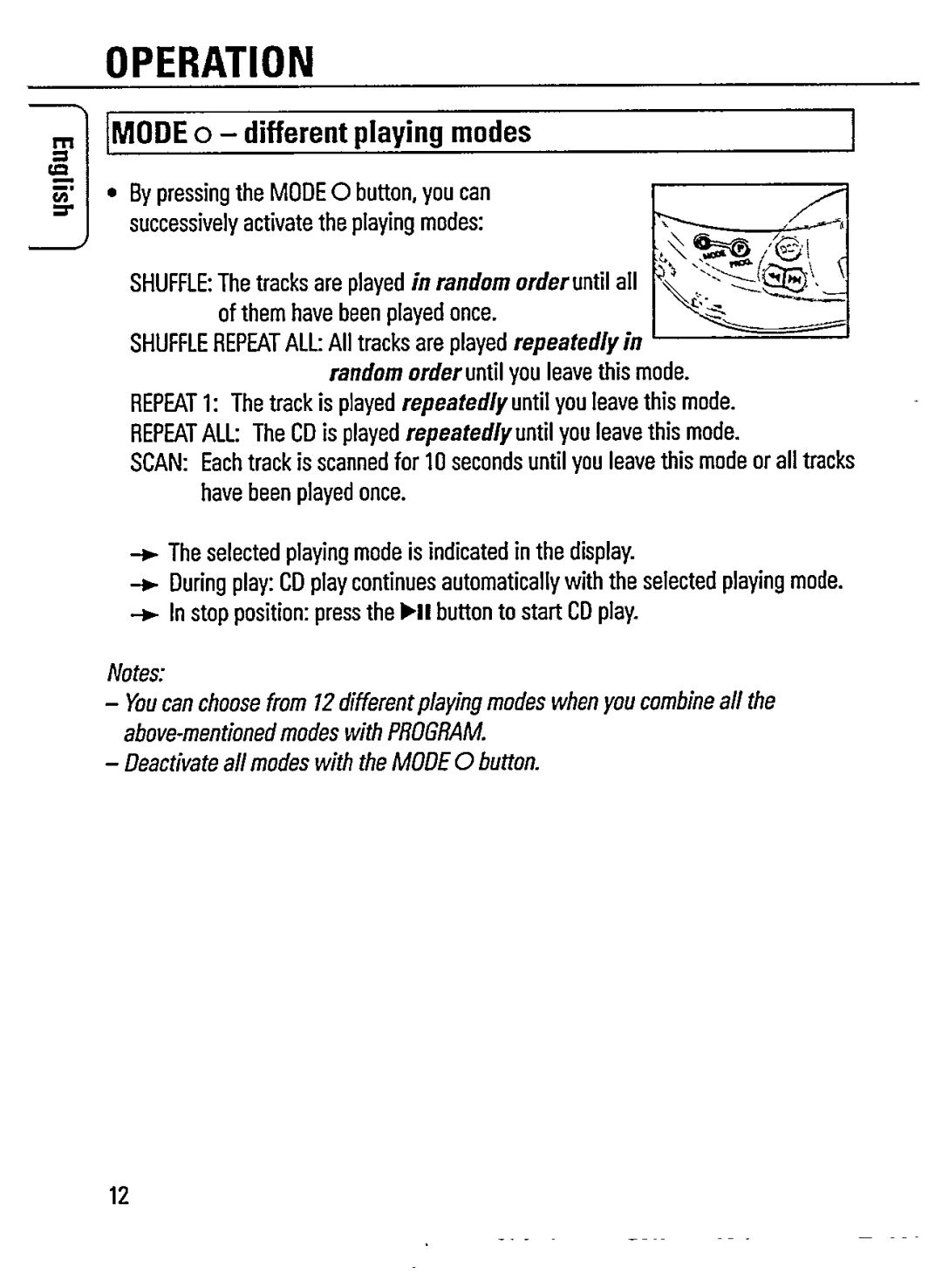 Philips AZ7376/00 manual 