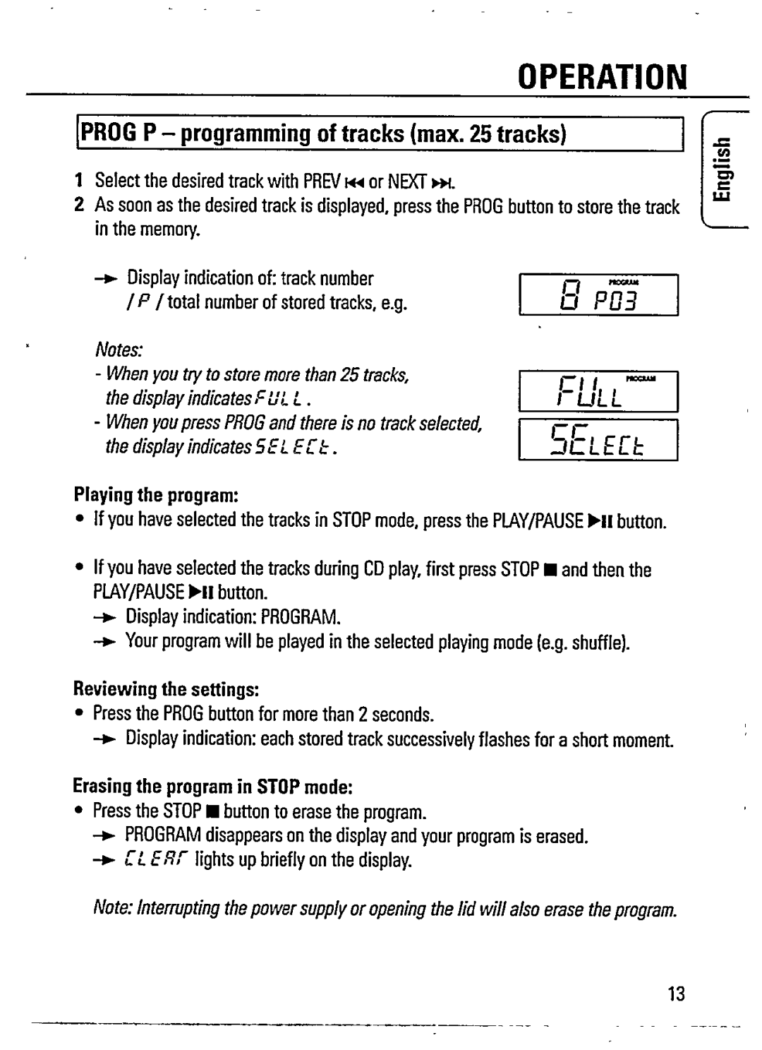 Philips AZ7376/00 manual 