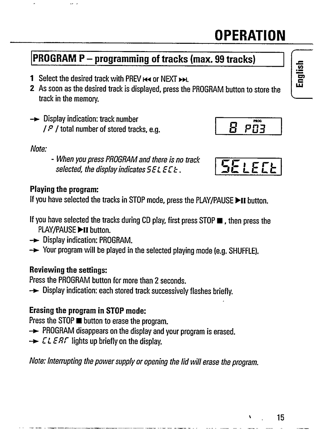 Philips AZ7383/01 manual 