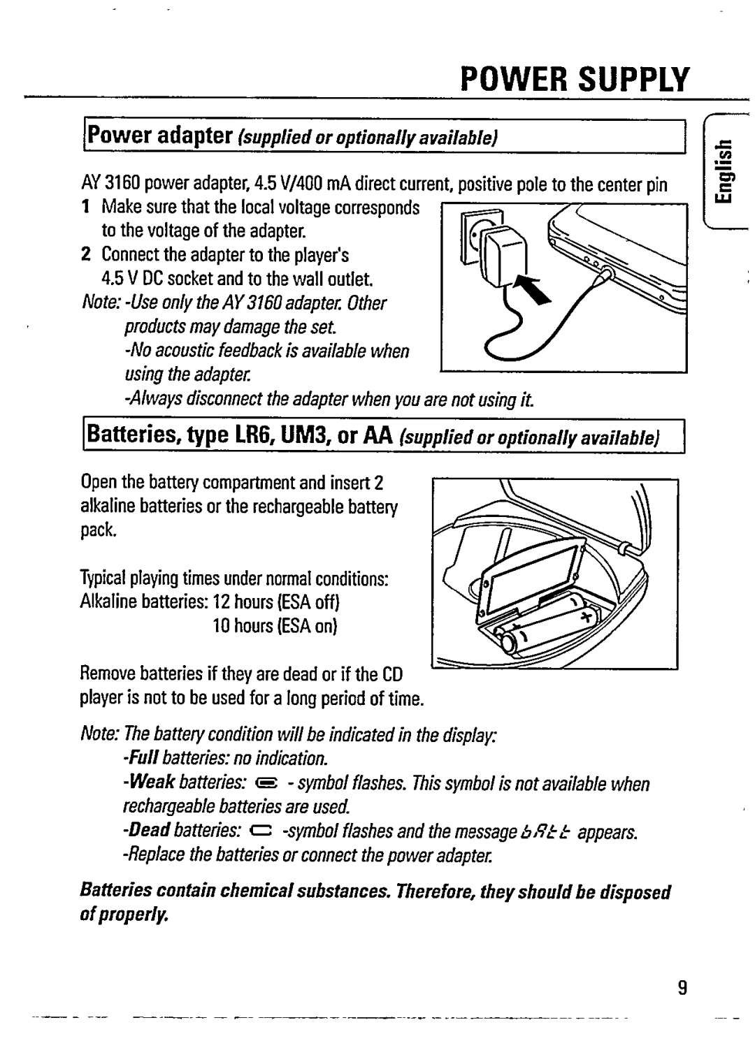 Philips AZ7383/01 manual 