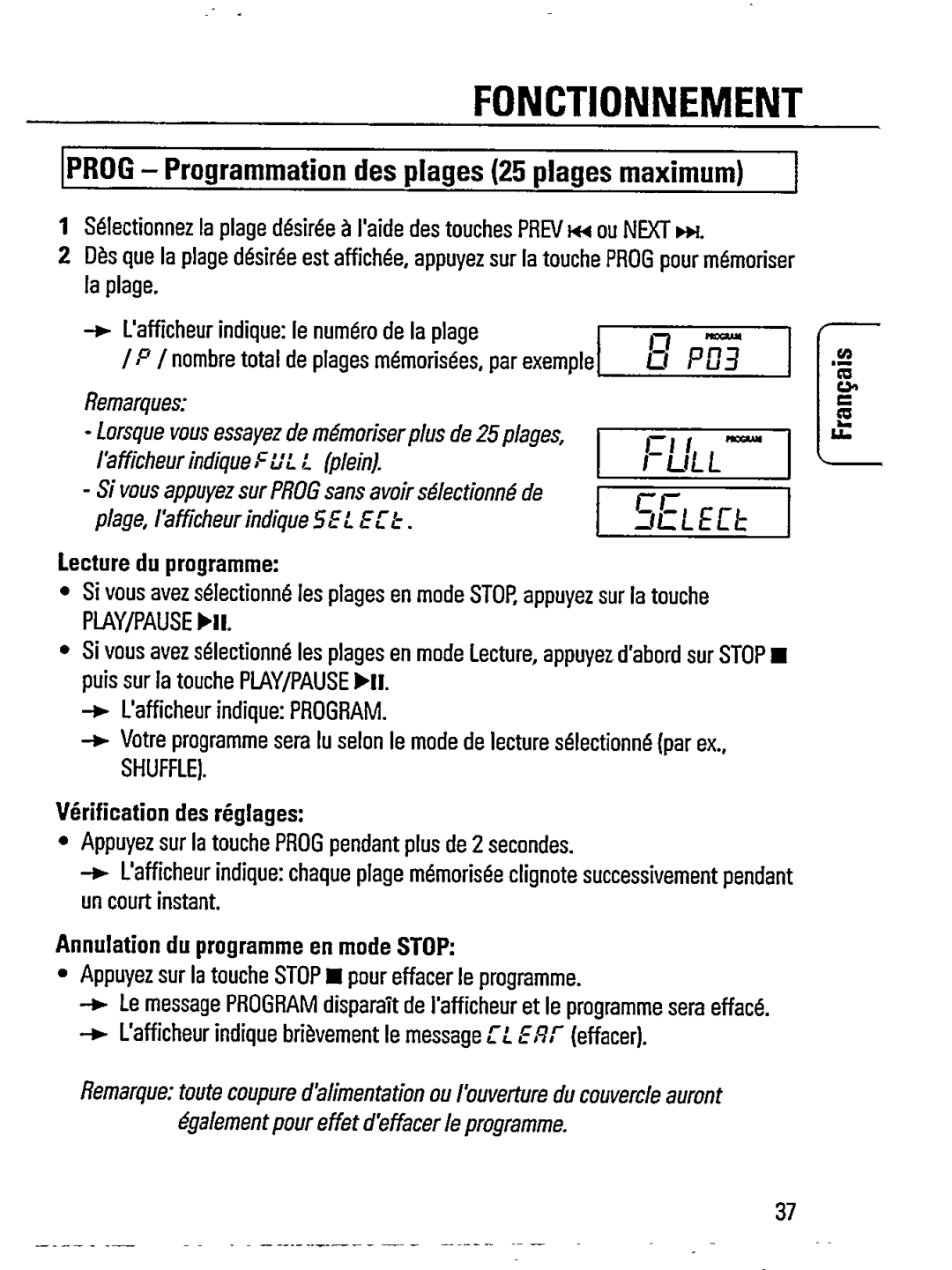 Philips AZ7433 manual 