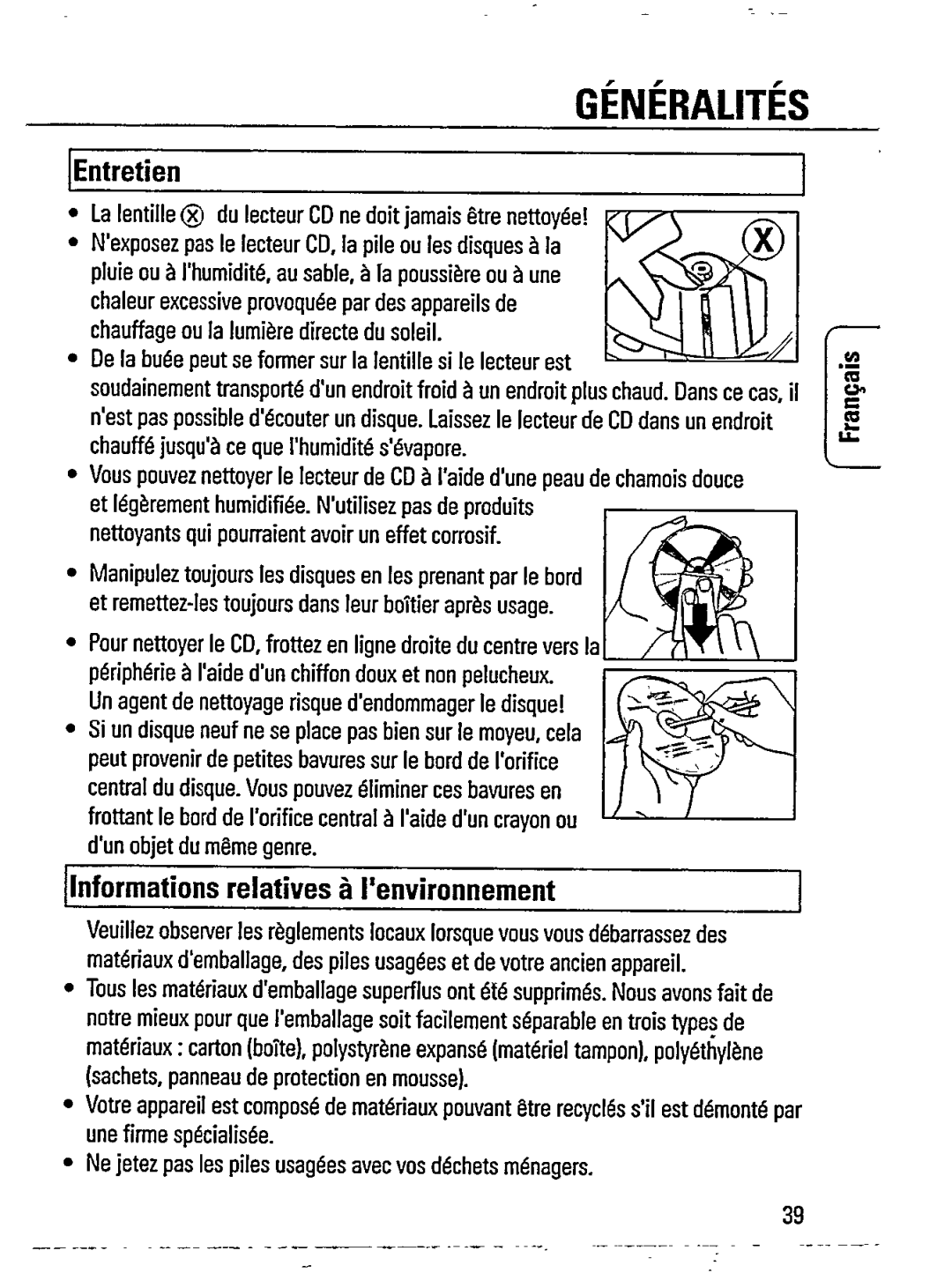 Philips AZ7433 manual 