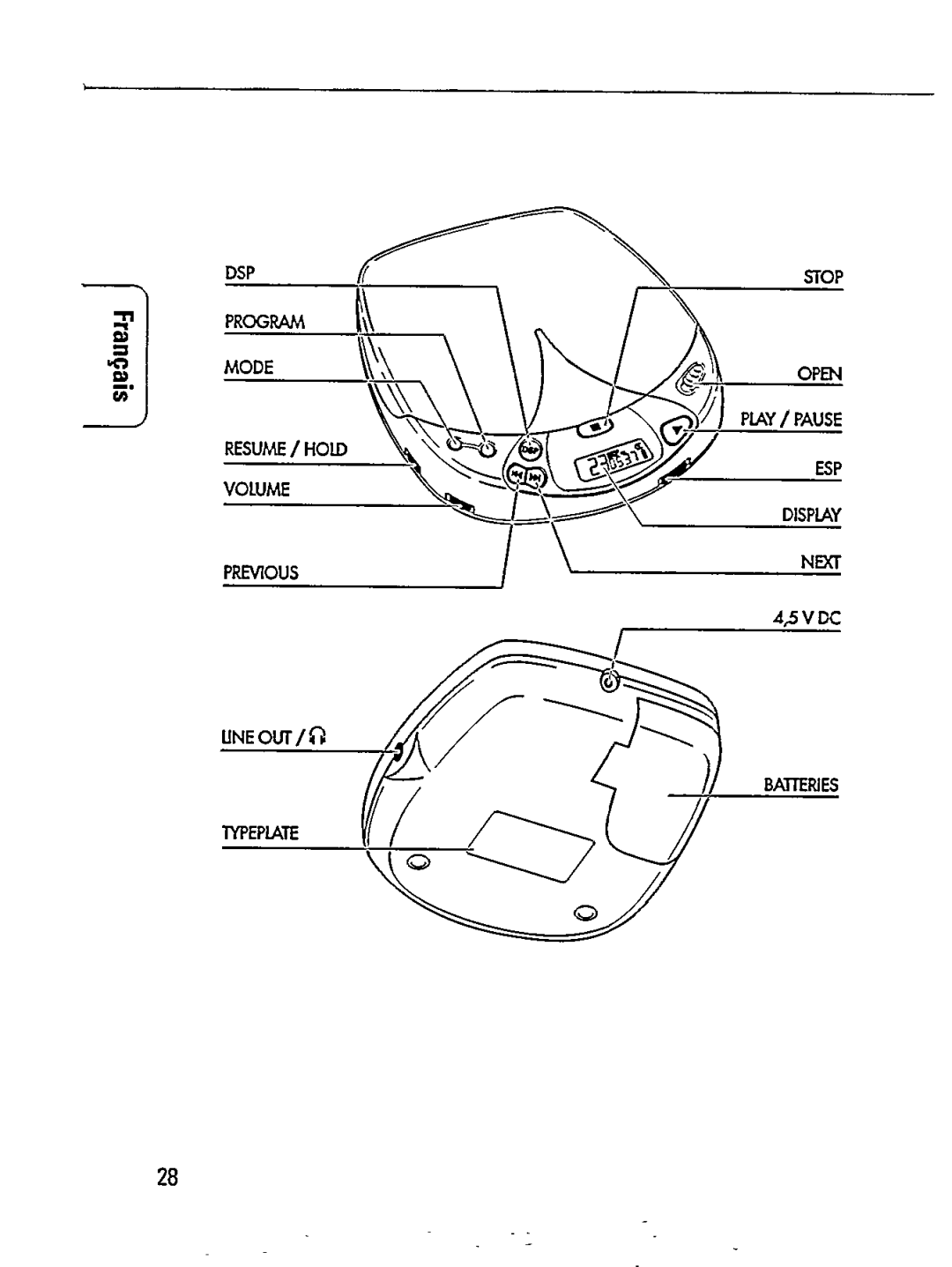 Philips AZ7433 manual 