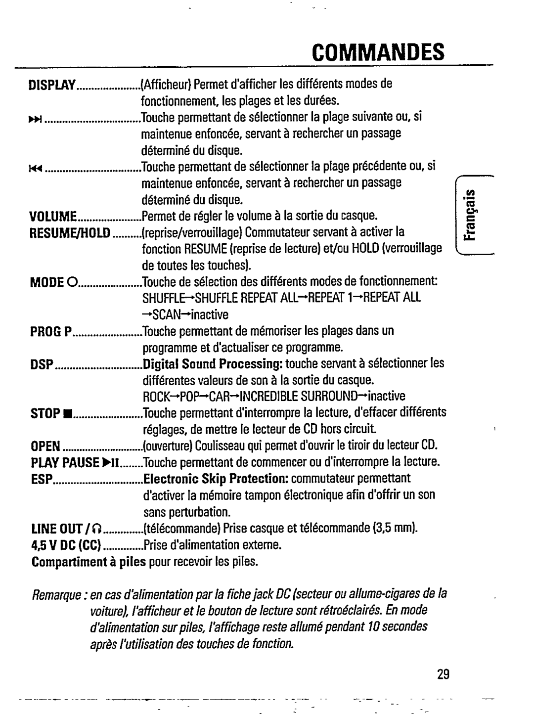 Philips AZ7433 manual 