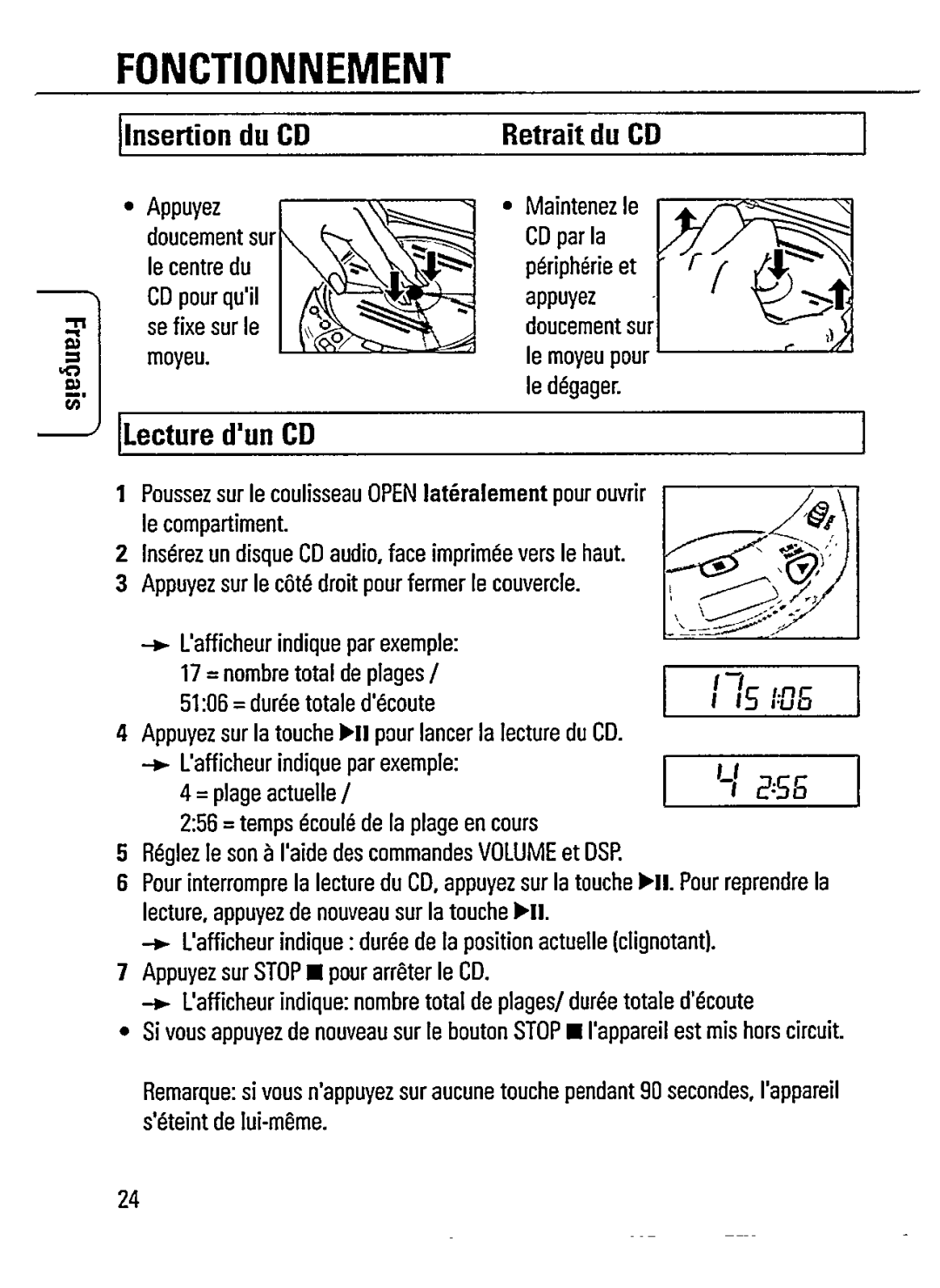 Philips AZ7462/00S manual 