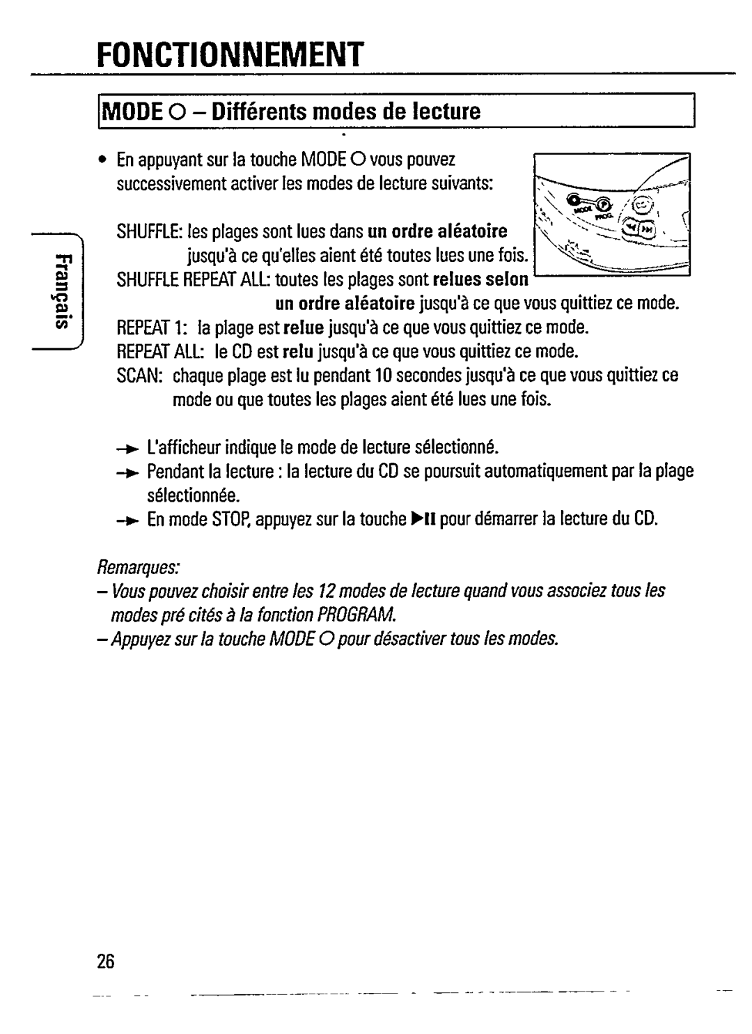 Philips AZ7462/00S manual 