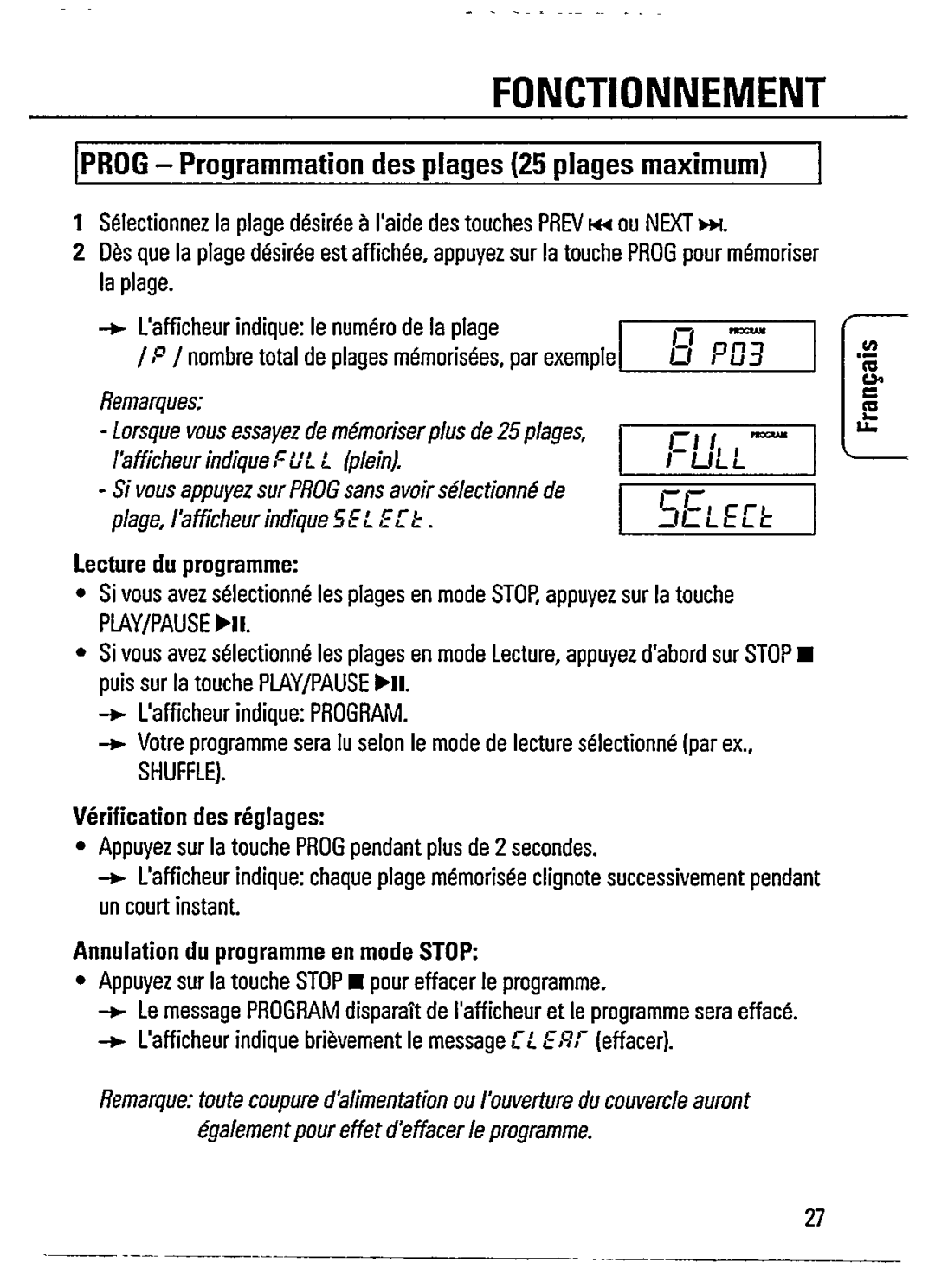 Philips AZ7462/00S manual 