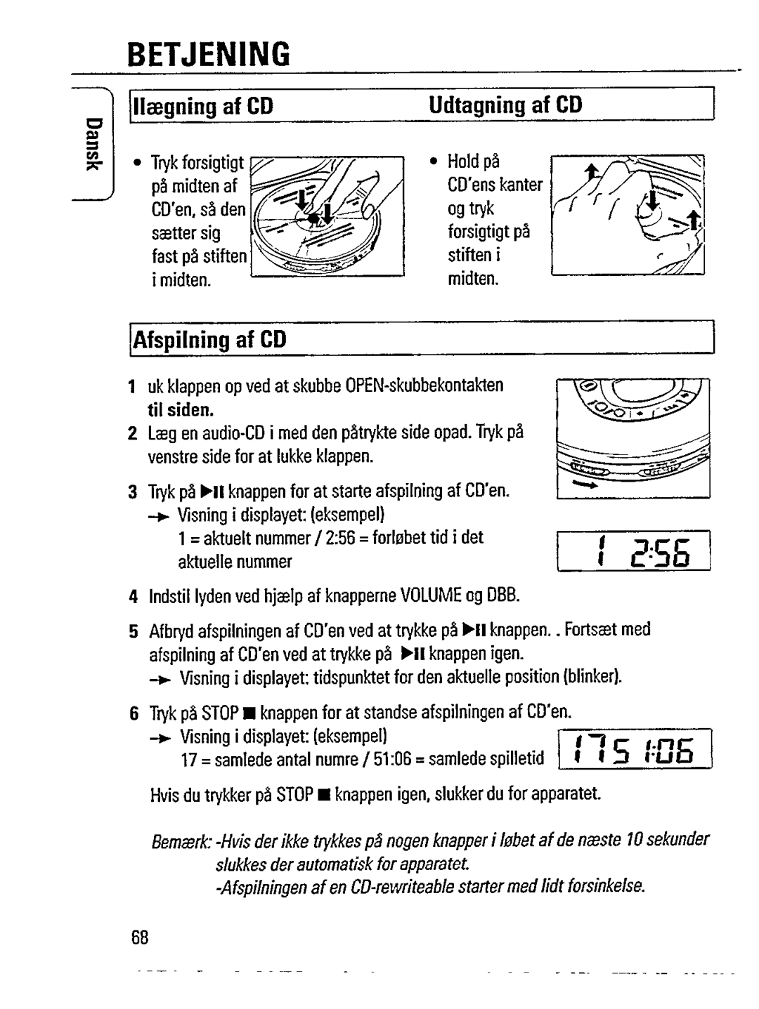 Philips AZ7594, AZ7595 manual 