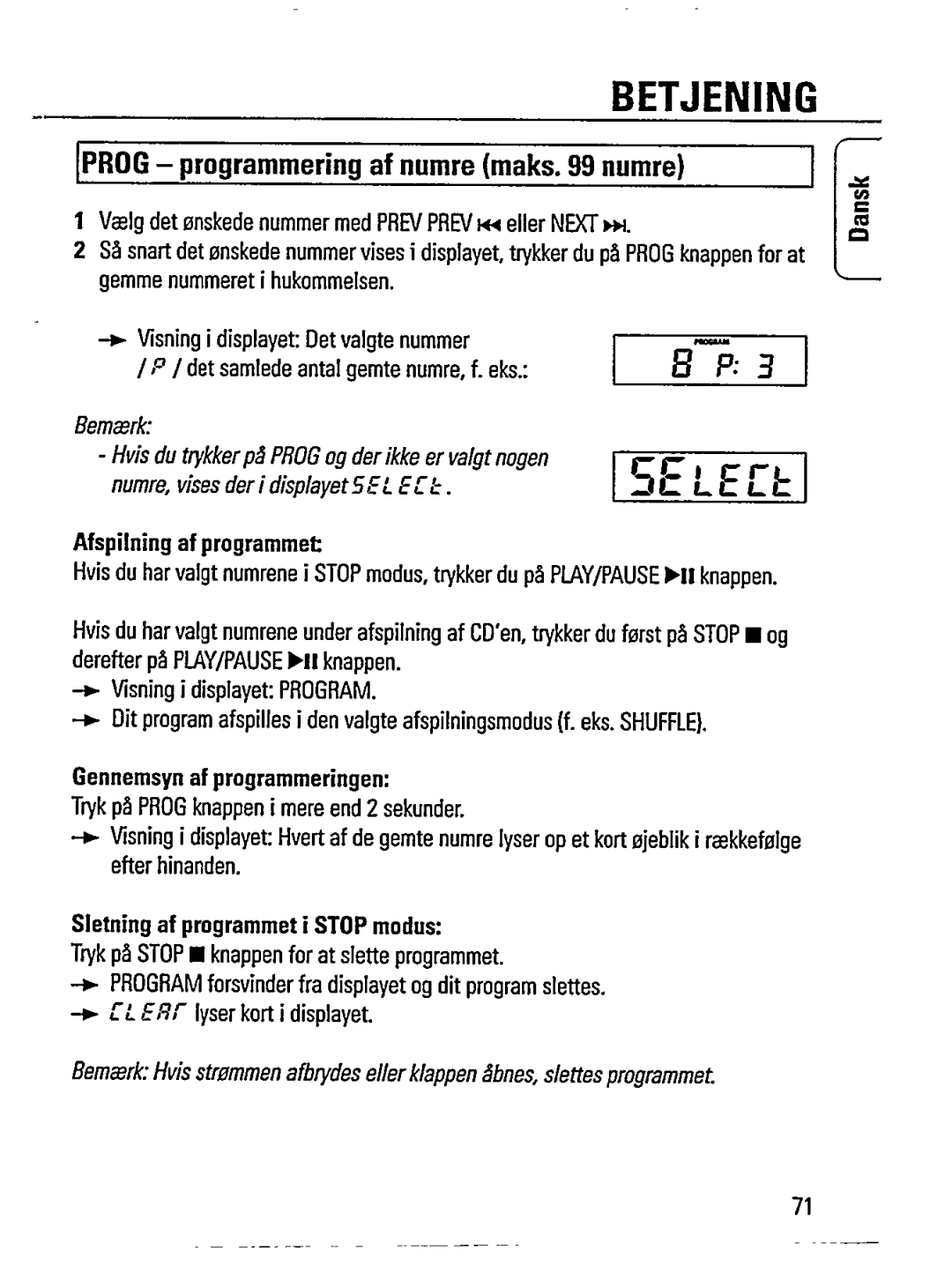 Philips AZ7595, AZ7594 manual 