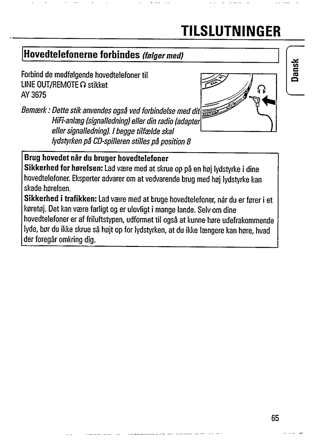 Philips AZ7595, AZ7594 manual 