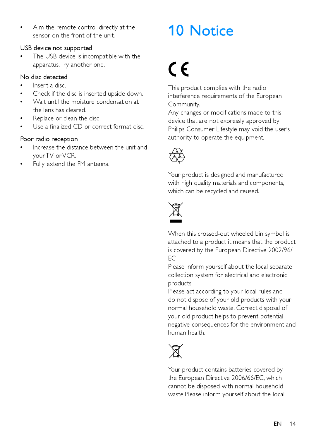 Philips AZ783 user manual 