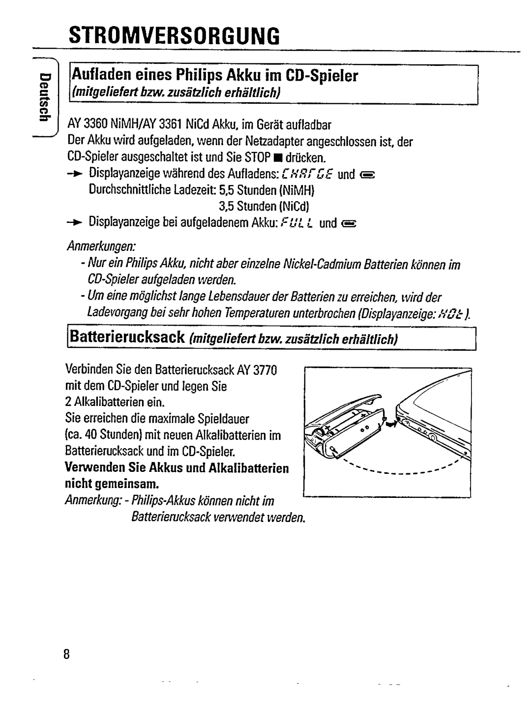 Philips AZ7894/11 manual 